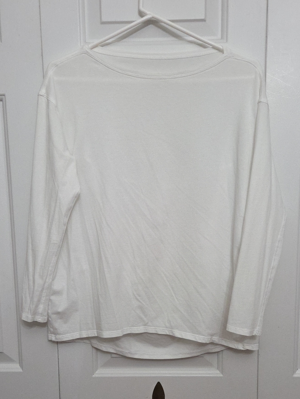 Lululemon Back In Action Long Sleeve White/ 6